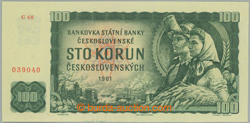274772 - 1961 Ba.98Ab1, 100Kčs 1961, II. vydání, série G68; bezva