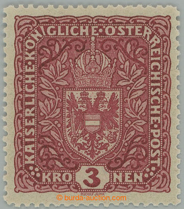 274780 - 1916-1919 VÝPLATNÍ / VELKÝ FORMÁT / Mi.201 II, Znak 3K t