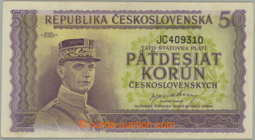 274787 - 1945 Ba.73, 50Kčs b.l. (1945), série JC; pěkná 