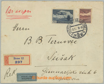 274796 - 1939 PRAHA - SUŠAK / R+Let dopis zaslaný do Jugoslávie vy