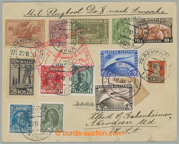 274801 - 1931 DORNIER DO X / dopis s atraktivní smíšenou frankatur