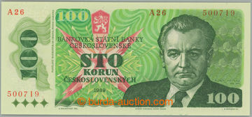 274805 - 1989 Ba.106, 100Kčs 1989, série A26; bezvadná