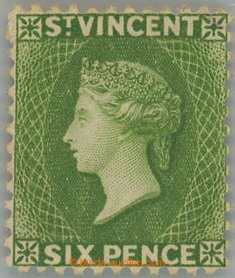 274821 - 1883 SG.44, Viktorie 6P bright green průsvitka CA (s varian