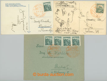 274844 - 1940 PRA1A, PRAG - PRAHA / AUTOPOŠTA 31.III.-7.IV.40/ 1b, 1