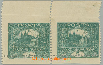 274848 -  Pof.4Ba VV, 5h tmavě modrozelená s perforací HZ 11¾, ho