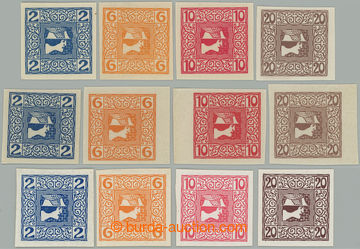 274851 - 1908-1910 NOVINOVÉ / ANK.157x,y,z - 160x,y,z; 3 kompletní 