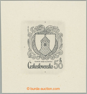 274874 - 1984 ZT  Pof.2680, Kamýk 50h, zkusmý otisk rytiny v čern�