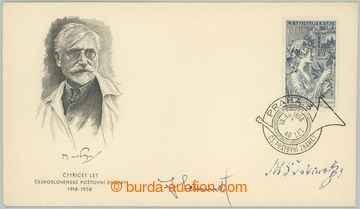 274878 - 1958 SPECIÁLNÍ FDC / 40 let československé poštovní zn