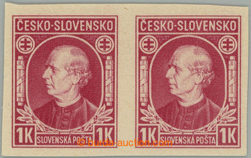 274884 - 1939 Sy.NZ24Nb, Hlinka 1K červená ČESKO-SLOVENSKO, nezoub