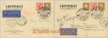 274895 - 1931 2x letecké celinové pohlednice KATAPULT HYDROPLÁNU Z