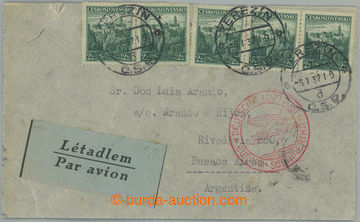 274918 - 1937 KATAPULT / EUROPA - SÜDAMERIKA / PRAHA - BUENOS AIRES,