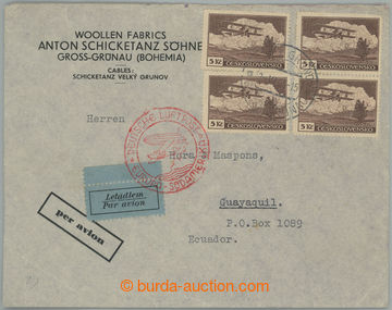 274922 - 1938 KATAPULT / EUROPA - SÜDAMERIKA / PRAHA - GUAYAQUIL, fi
