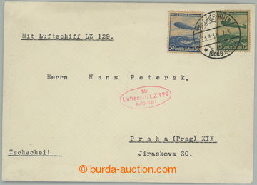 274928 - 1936 1. POSTFAHRT / Sie.401Ab, Let-dopis zaslaný do ČSR, p