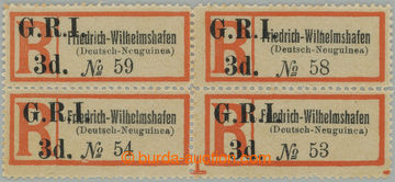 274945 - 1915 SG.35f, R-nálepka FRIEDRICH - WILHELMSHAVEN jako výpl