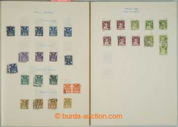 274973 -  [SBÍRKY]  OR / HOLUBICE / partie raz. zn. na listech, kart