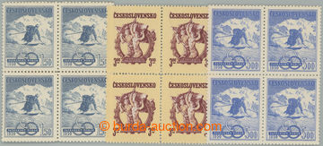 274989 - 1950 Pof.533-535, Tatranský pohár 1,50Kčs - 5Kčs, komple
