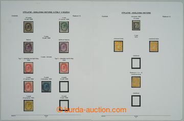 274993 - 1870-1963 [SBÍRKY]  rozpracovaná sbírka na vlastních lis