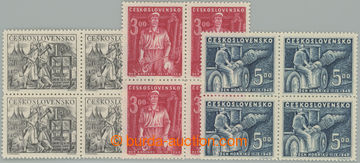 274994 - 1949 Pof.522-524, Den horníků 1,50 - 5Kčs, kompletní řa