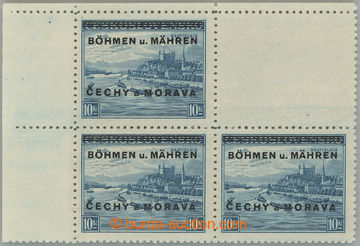 275006 -  Pof.19KPh, Bratislava 10Kč, levý horní rohový 4-blok s 