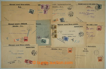 275024 - 1922-1930 [SBÍRKY]  SOUDNÍ OBSÍLKY / větší sestava sou