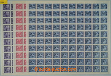 275041 - 1943 ARCHOVINA / Pof.108-110, Wagner 60h-250h, sestava 3ks k