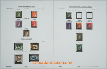 275047 - 1945-1988 [SBÍRKY]  sbírka na vlastních listech, přetisk