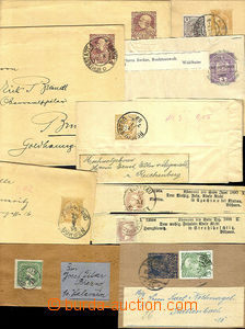 27507 - 1888-1919 AUSTRIA  selection 10 pcs of newspaper wrappers, 9