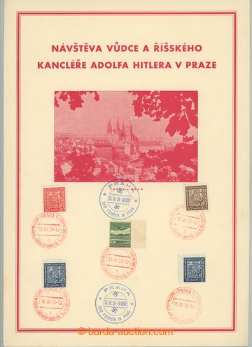 275072 - 1939 PR1/PRAHA – Návštěva Vůdce a říšského kanclé