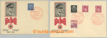 275096 - 1939 PR3, PRAHA – 50. výročí narození Vůdce, lístek 