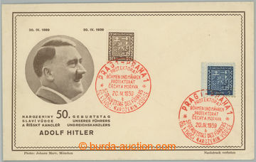 275097 - 1939 PR3, PRAHA – 50. výročí narození Vůdce, obálka 