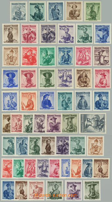 275098 - 1948-1958 ANK.887-923 + 1052-1072b, Kroje - obě kompletní 