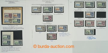 275102 - 1935 [SBÍRKY]  SG.123-126 Silver Jubillee 1P-1Sh, 23 známe