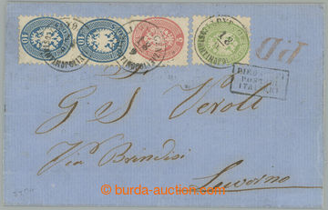 275119 - 1864 LEVANTA / dopis z Konstantinopole do Livorna frankovan�