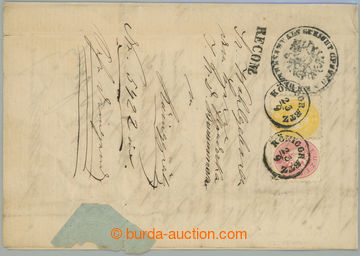 275129 - 1863-1864 soudní dopis z 22. 9. 1864 z Opočna do Hradce Kr