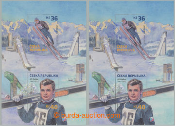 275132 - 2026 Pof.A1341 VV, aršík Raška, 2ks s různými VV: 1x v�