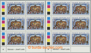 275144 - 2014 Pof.828 VV, Vánoce - Lada hodnota A, 2x levý dolní r