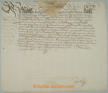 275164 - 1602 KRYŠTOF POPEL Z LOBKOVIC (1549-1609), český šlechti