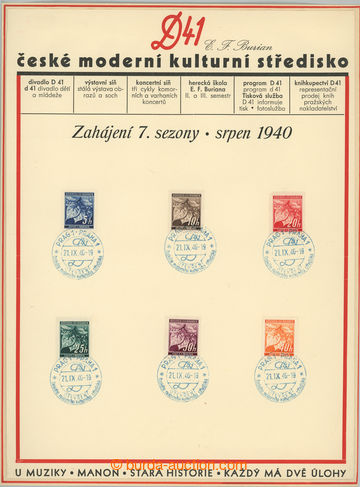 275174 - 1940 PR32, PRAG 1 - PRAHA 1/ Otevření českého moderního