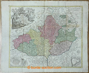 275175 - 1758 MÜLLEROVA MAPA MORAVY - LOTTEROVO VYDÁNÍ / Mappa geo