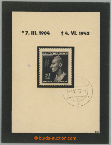 275204 - 1943 PAMĚTNÍ TISKY BEZ VLASTNÍHO PR / 1. výročí úmrt�