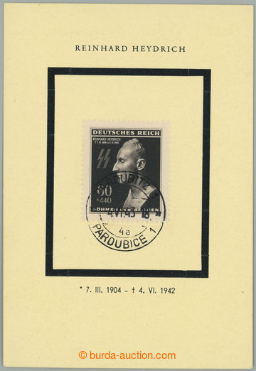 275205 - 1943 PAMĚTNÍ TISK BEZ VLASTNÍHO PR / 1. výročí úmrtí