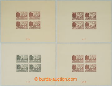 275215 -  FALZUM / sestava padělků Terezínských aršíků - 4ks +