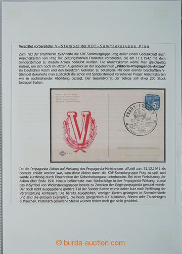 275221 - 1941 [SBÍRKY] RAZÍTKA VIKTORIA / PR58-72, sbírka červen�