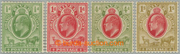 275224 - 1905-1909 SG.148-151, Edvard VII. ½P - 1Sh, kompletní sér