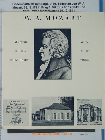 275238 - 1941 [SBÍRKY] PR80, PRAG 1 - PRAHA 1 / Mozart Feier 1791-19