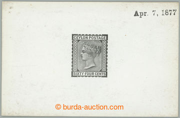 275255 - 1877 ZT pro SG.131, Viktorie 64c, zkusmý tisk v černé bar