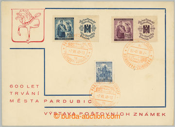 275257 - 1940 PRA2, PARDUBITZ - PARDUBICE/ AUTOPOŠTA/ 7.VII.40/ 1b, 