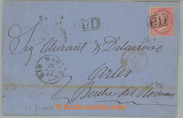 275263 - 1864 dopis z ostrova Elba do Francie vyfr. zn. Viktor Emanue