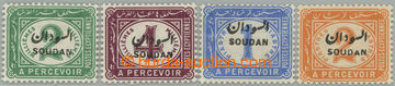 275285 - 1897 SG.D1-D9, přetiskové doplatní zn. Egypta 2m - 2Pia, 