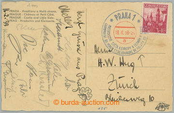 275288 - 1938 HOKEJ / MS V ČESKOSLOVENSKU 1938 / ŠVÝCARSKO pohledn